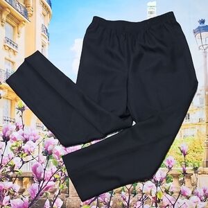 Alfred Dunner Black Pants Size 8P Petite NWT